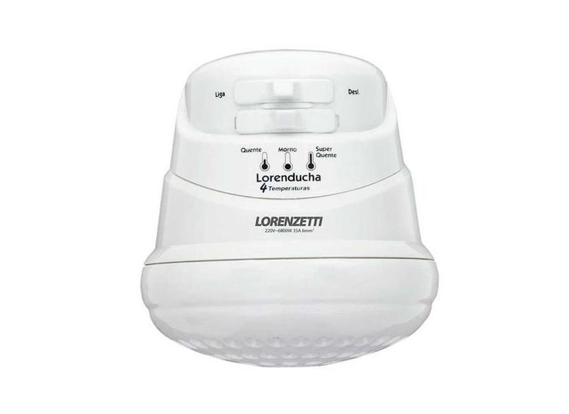 Ducha Lorenzetti Lorenducha C/ 4 Temperatura - Branco - 220V