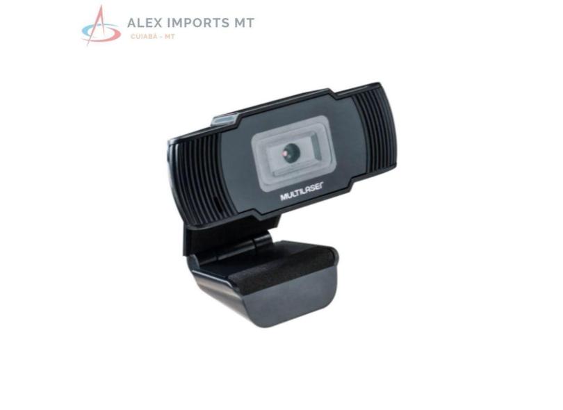 Webcam Multilaser Hd 720p Office Preto Barato