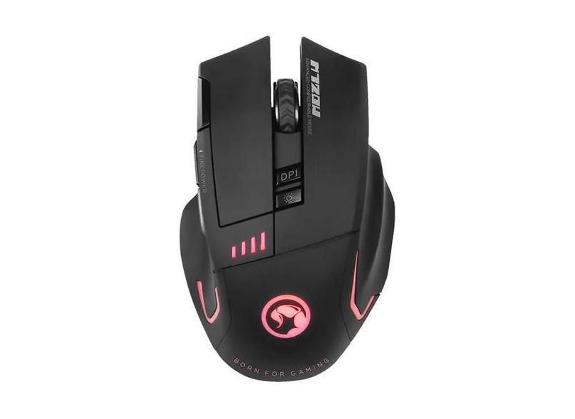 Mouse Marvo Scorpion M720W Gaming Wileress Preto