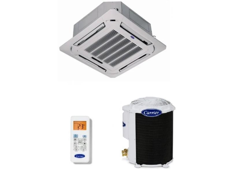 Ar-Condicionado Split Cassete Carrier 17000 BTUs Quente/Frio 40KWQU18C5