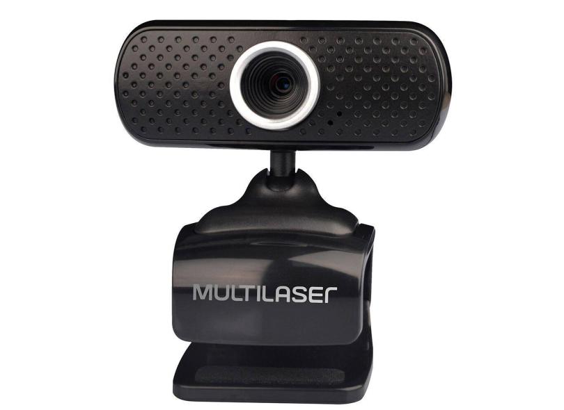 Webcam Standard 480P Microfone integrado Conexão USB Multilaser WC051