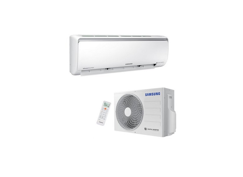 Ar Condicionado Split Hi Wall Samsung Smart 18000 BTUs Inverter Controle Remoto Quente/Frio AQV18PSBTNXAZ / AQV18PSBTXXAZ