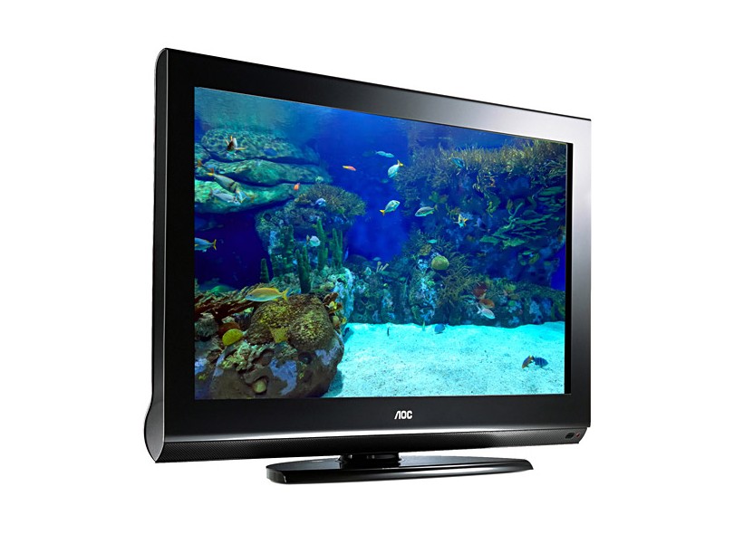 TV LCD 22" AOC HDTV Ready, 1 HDMI, L22W931, Entrada PC, Black Piano