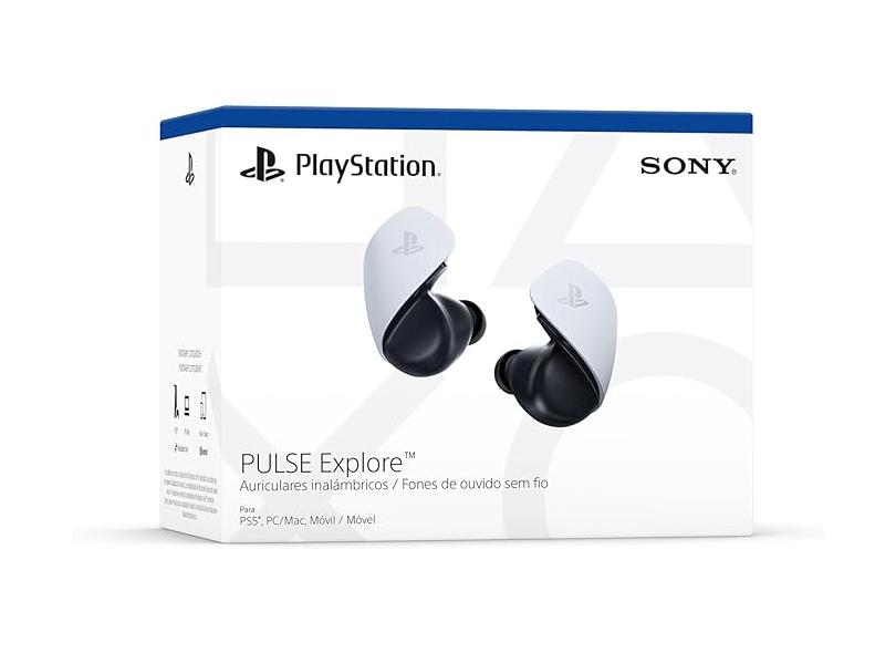 Fone de Ouvido Gamer Sony PlayStation PULSE Explore Bluetooth com Microfone