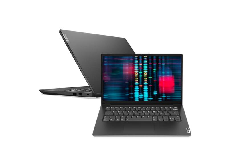 Notebook Lenovo V14 I3-1215U 4GB 256GB SSD Linux 14&quot; FHD 82ULS00500 Preto