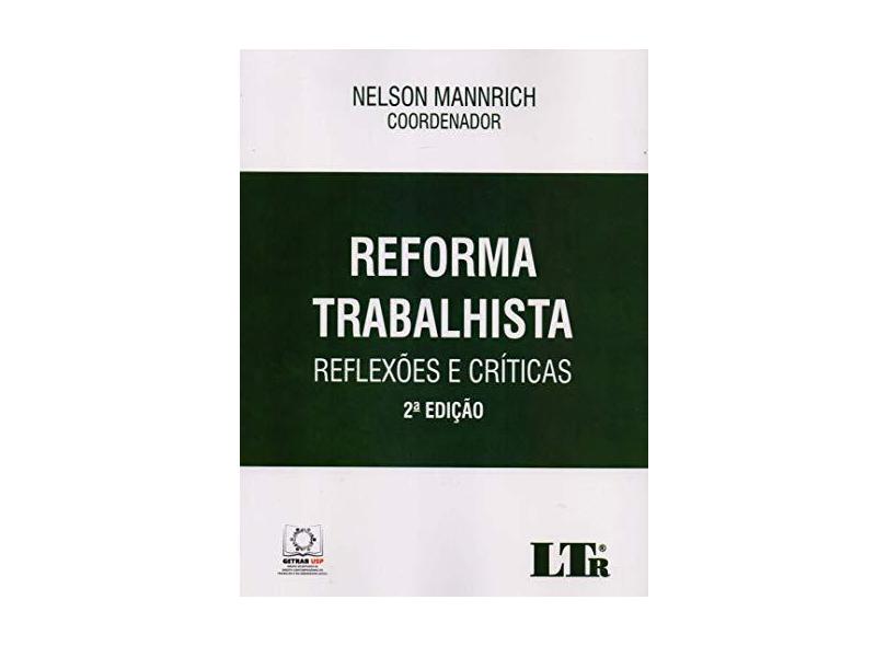 Reforma Trabalhista - Nelson Mannrich - 9788536198194