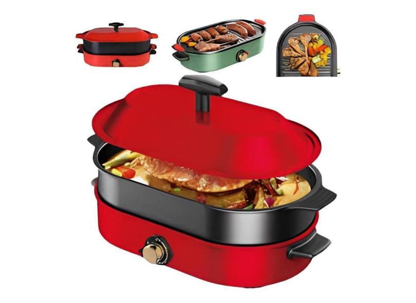 Panela Elétrica Grill 110V: Multifuncional Todas As Receitas