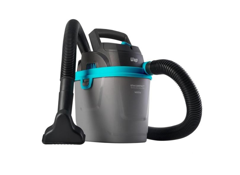 Aspirador de Pó e Água gtw Compact, 220V, 1400W, cinza. preto e verde, wap wap