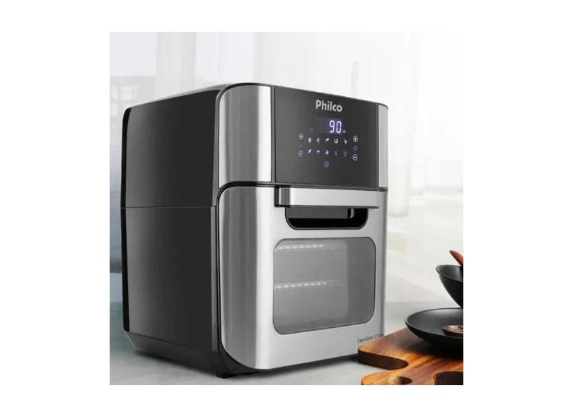 Fritadeira Air Fry Philco Oven Fritadeira E Forno Painel Touch 12 Litr