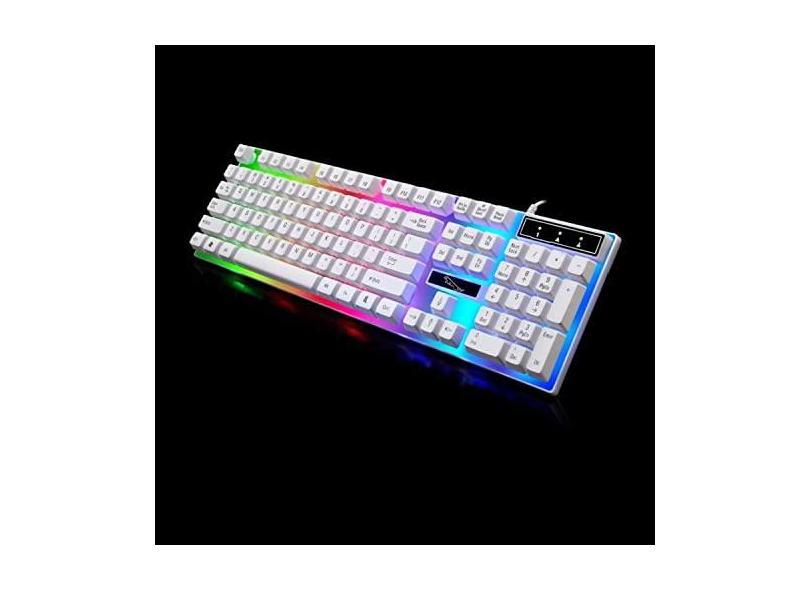 Acessórios para computador ZGB G21 104 Teclas USB Firada mecânica Feel colorido Backlight Office Computador Teclado do teclado Teclado