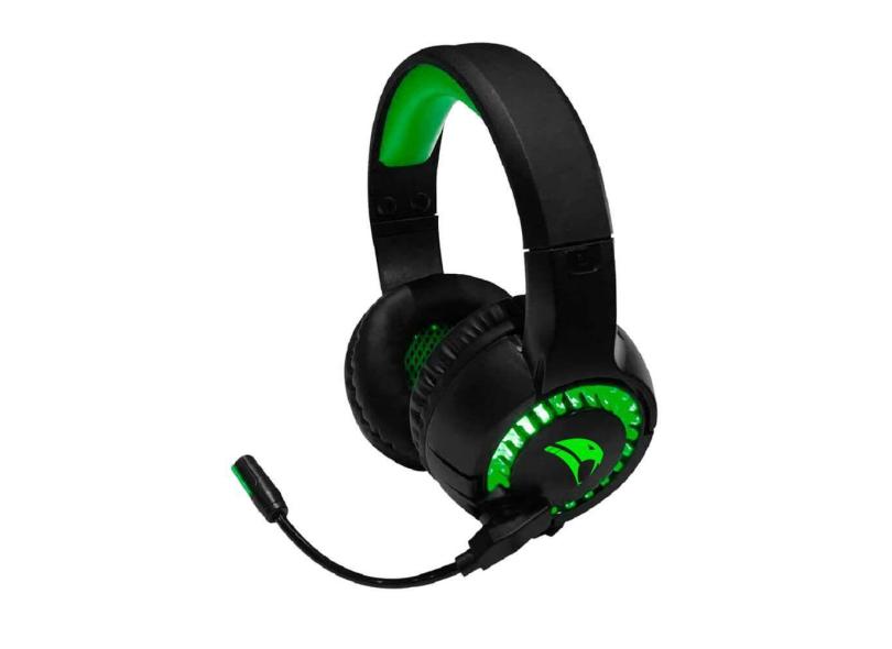Headset Gamer Python Viper Pro Preto Led Rgb Preto
