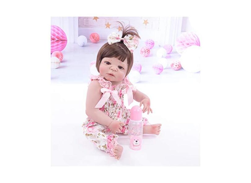 Bebe Reborn Silicone Barata Boneca Baby Princesa em Promoção na