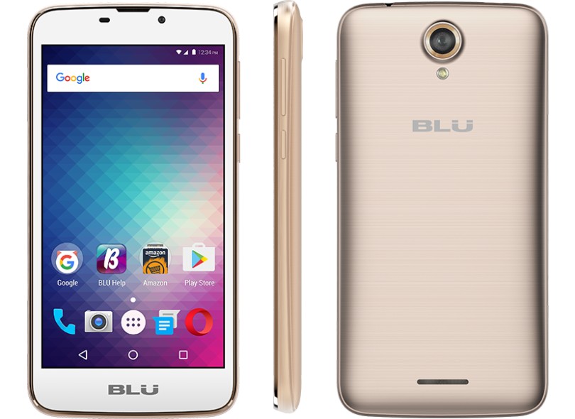Smartphone Blu Studio J5 8GB 2 Chips Android 6.0 (Marshmallow) 3G 4G Wi-Fi