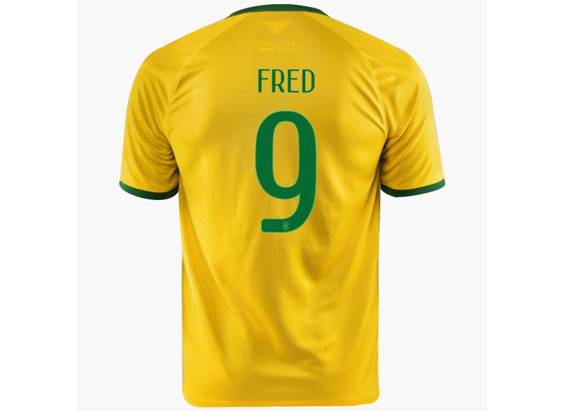 Camisa Jogo Brasil I 2014 Fred nº 9 Nike com o Melhor Preço é no Zoom