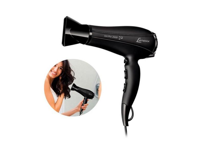 Secador De Cabelo Lenoxx 1900W Psc 757 - 2 Vel. Ion Pro 2600
