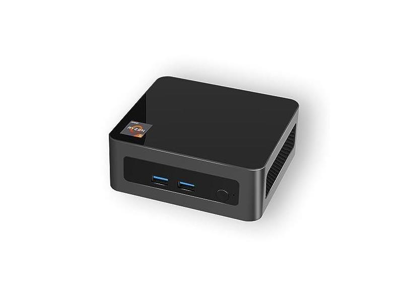 Camnoon Mini PC Windows 11 32GB RAM 1TB SSD Mini Computador Desktop AMD Ryzen R5 5600H Processador 6 Cores 12 Threads Suporte 8K 60Hz WIFI6 BT5.2