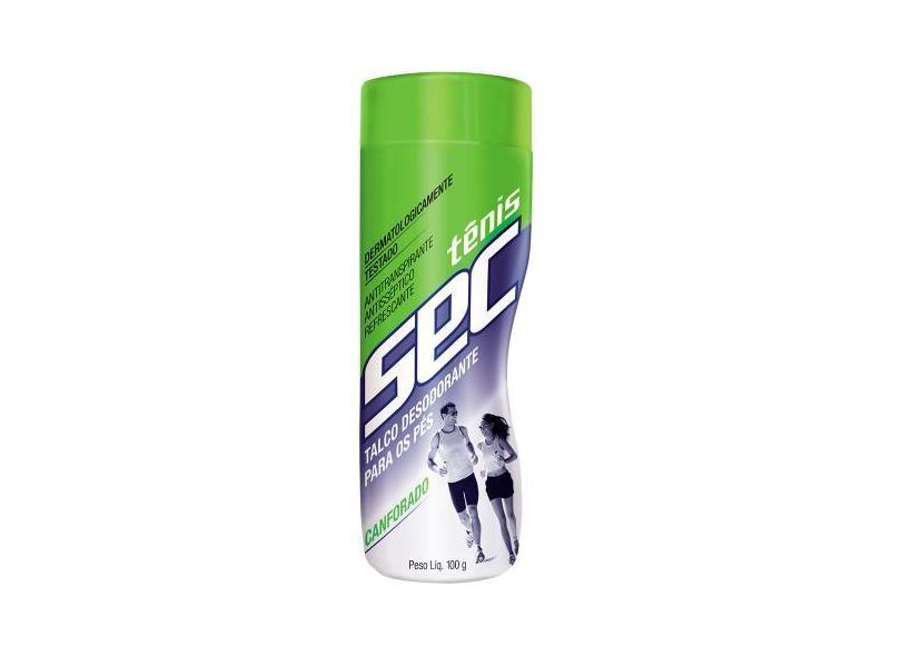 Talco Tênis Sec Canforado 100G