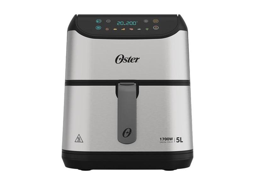 Fritadeira Digital Inox Oster 5l Com Painel Touch 110v OFRT930-127