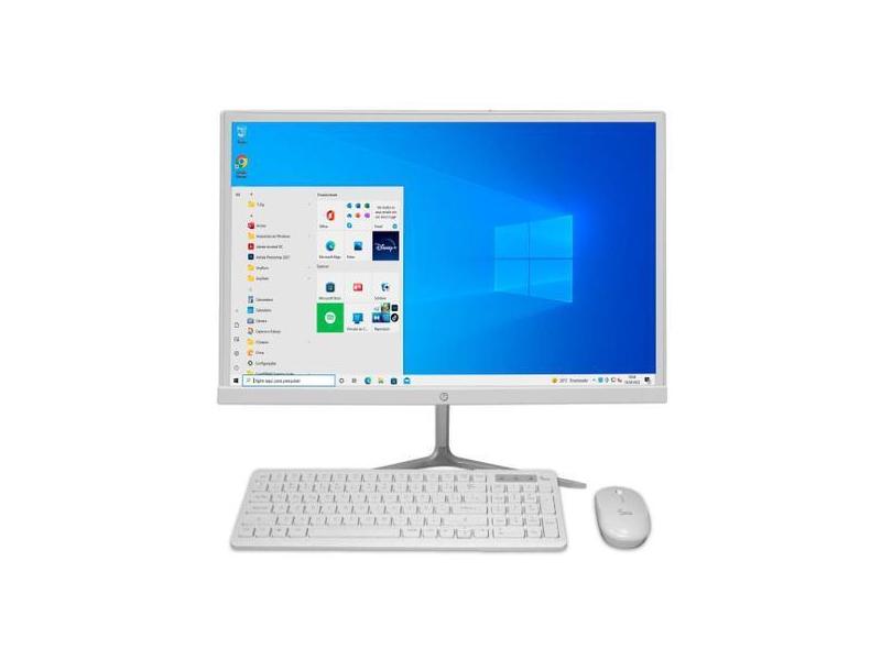 Computador All In One I3 4gb Ram 120gb Ssd tela 19 Hd Wifi - Brazil-Pc