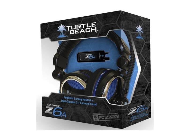 Headset com Microfone Filtro para Ruídos Controle de Volume Turtle Beach Force Z6a