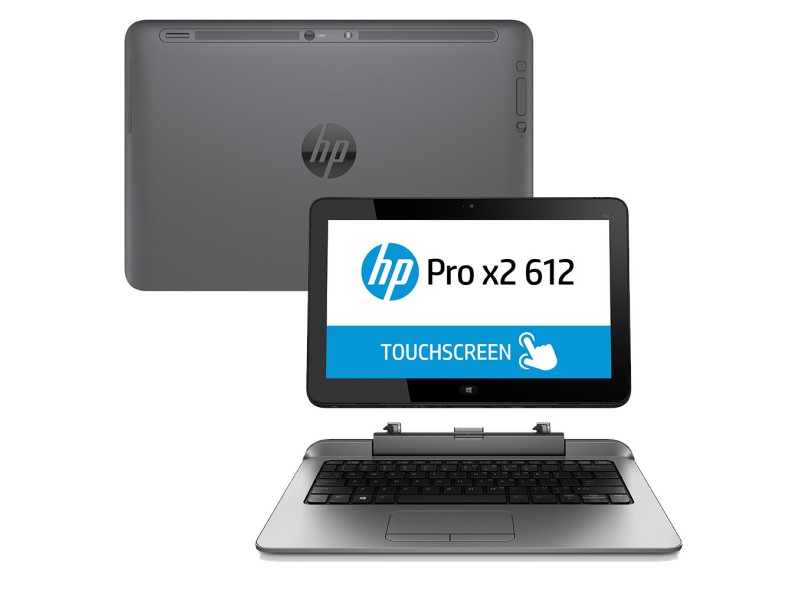 Notebook Conversível HP Pro X2 Intel Core i3 4012Y 4 GB de RAM 128.0 GB 12.5 " Touchscreen Windows 10 Pro 612