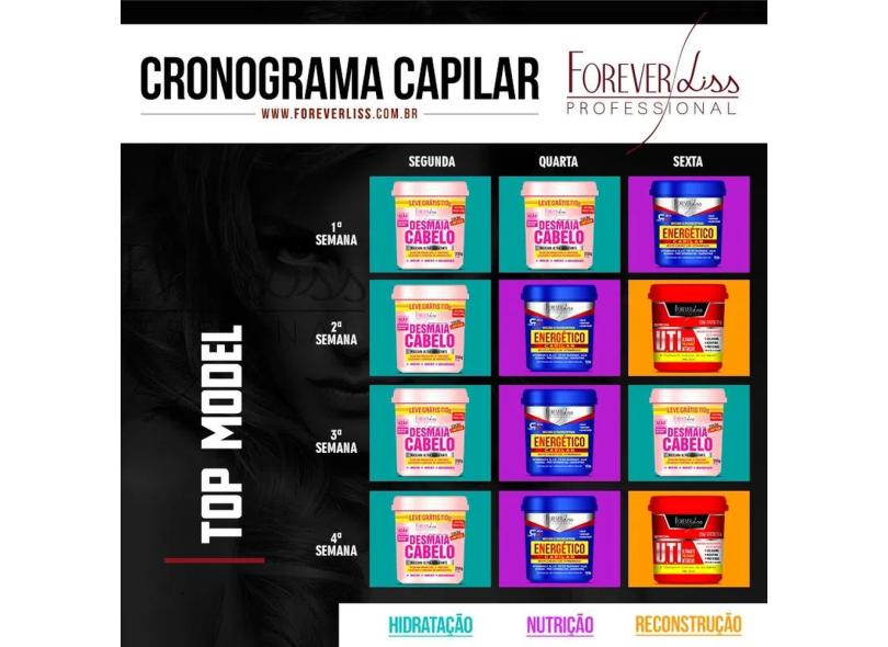 Kit Cronograma Capilar Forever Liss Reconstrução em Promoção na Americanas