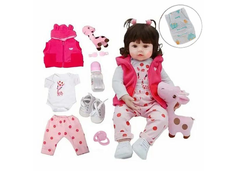 Boneca Bebe Reborn Laura Baby Mini