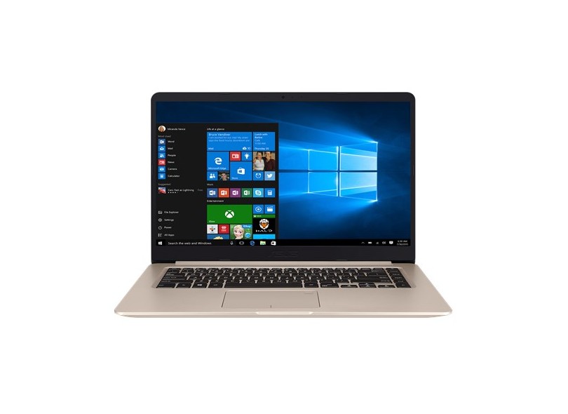 Ultrabook Asus VivoBook S15 Intel Core i7 8550U 8ª Geração 16 GB de RAM 1024 GB Híbrido 250.0 GB 15.6 " GeForce MX150 Windows 10