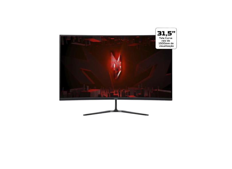 Monitor Gamer Acer Nitro Edo 31,5&quot; Led 165HZ 1MS HDMI Vesa Displayport Preto - UM.JE0AA.302 