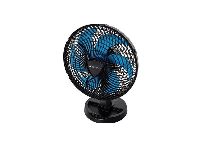 Ventilador De Mesa Cadence New Windy 30cm Preto E Azul