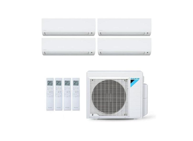 Ar-Condicionado Multi Split Inverter Daikin 34.000 (3x Evap HW 12.000 + 1x Evap HW 18.000) Quente/Frio 220V