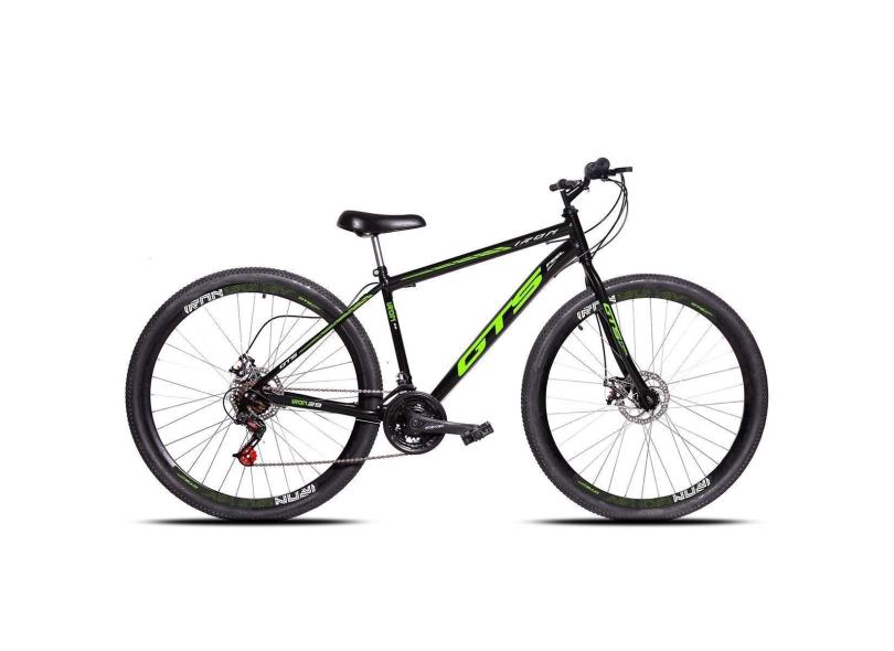 Bicicleta Aro 29 GTS Feel IRON 21 Marchas Freios A Disco-Unissex