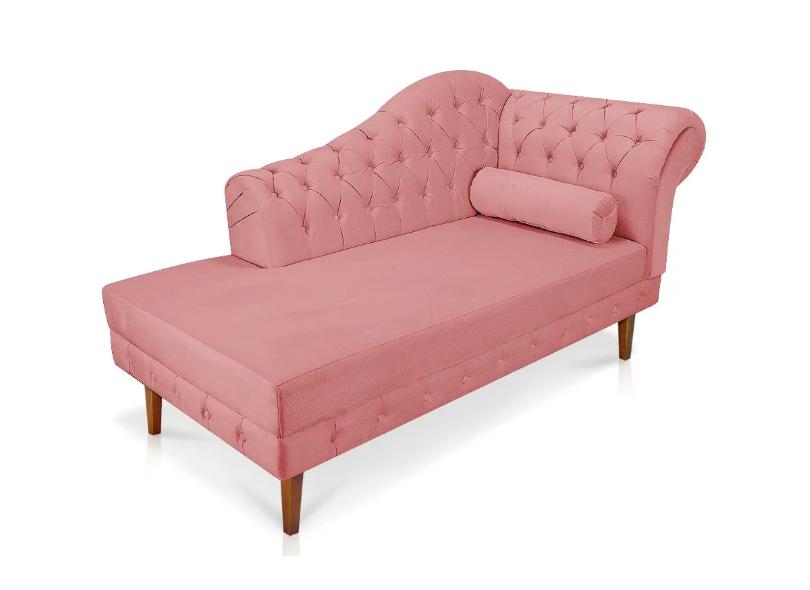 Divã Suede Mônaco 165cm D'Rossi