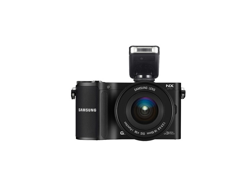Cãmera Digital Semiprofissional Samsung 20.3 MP Full HD NX210