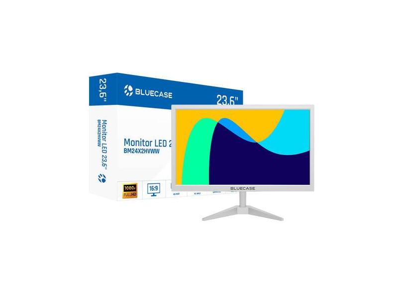 Monitor Bluecase Led Full Hd 23,6 Hdmi Branco - Bm24x2hvww BM24X2HVWW