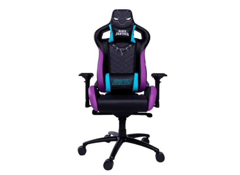 Cadeira Gamer Pantera Negra Preta E Roxo 62000146 Dazz
