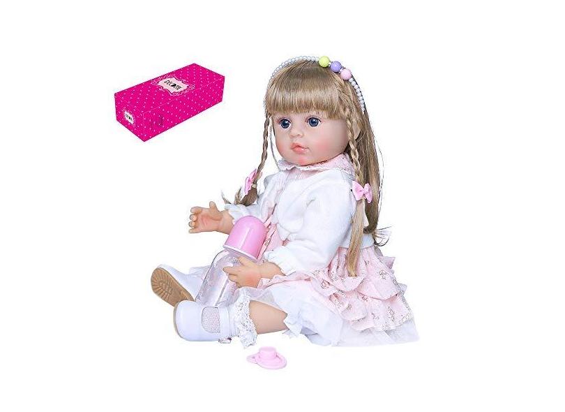 Bebê Reborn Menina Silicone, Fofa, Princesa, Original em Promoção