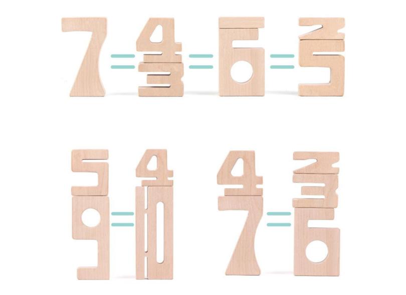 Beechwood Montessori Building Blocks Matemática Number Block Ajudas ...