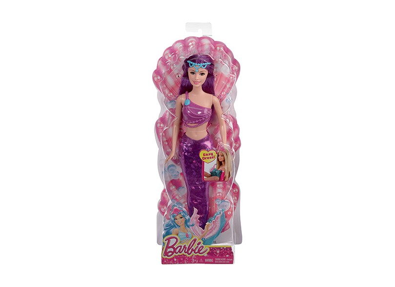 Boneca Barbie Mix & Match Sereia Roxa Mattel