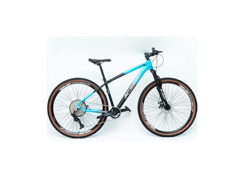 Bicicleta Aro 29 Bike Ksw Mtb 12v Marchas K7 11-50 Quadro em Alumínio 6061 (Azul Pantone, 21)