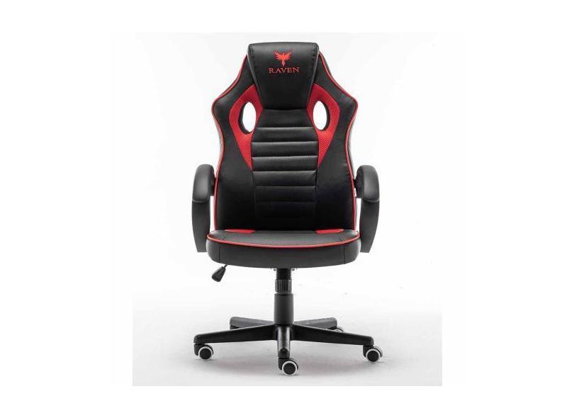 Cadeira Gamer Raven First, Classe 4, Braço Nylon, Material Sintético