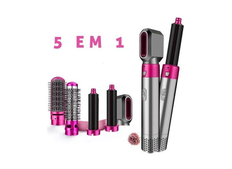 Escova Modeladora 5 Em 1 Elétrica Secador 110V - Genzo