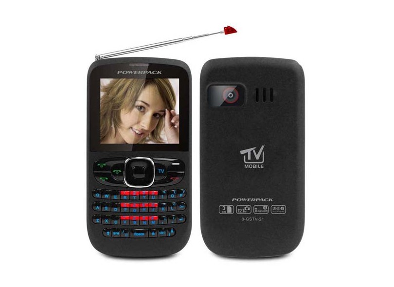 Celular Powerpack GSTV21 3 Chips com o Melhor Preço é no Zoom
