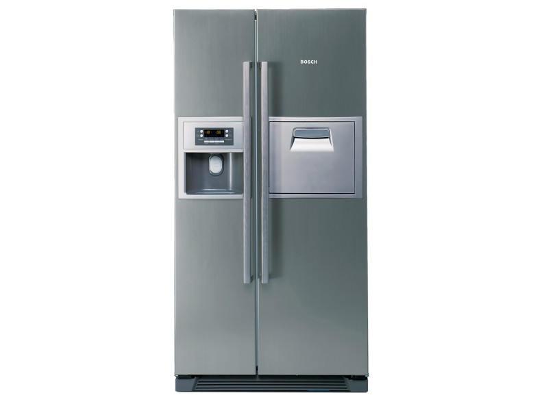 Geladeira Bosch Frost Free Side by Side 504 Litros Home Bar Inox KAN60A