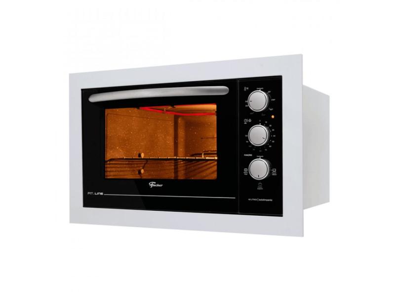 Forno Elétrico de Embutir Fischer 48 Litros, Fit Line, Branco 34493 - Branco