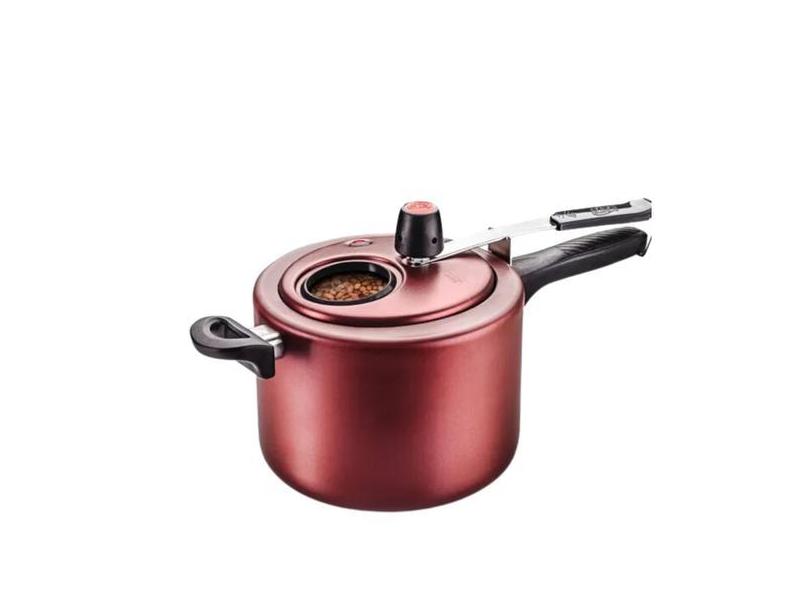 Panela De Pressão Com Visor E Fechamento Interno 4,5 Litros Antiaderen