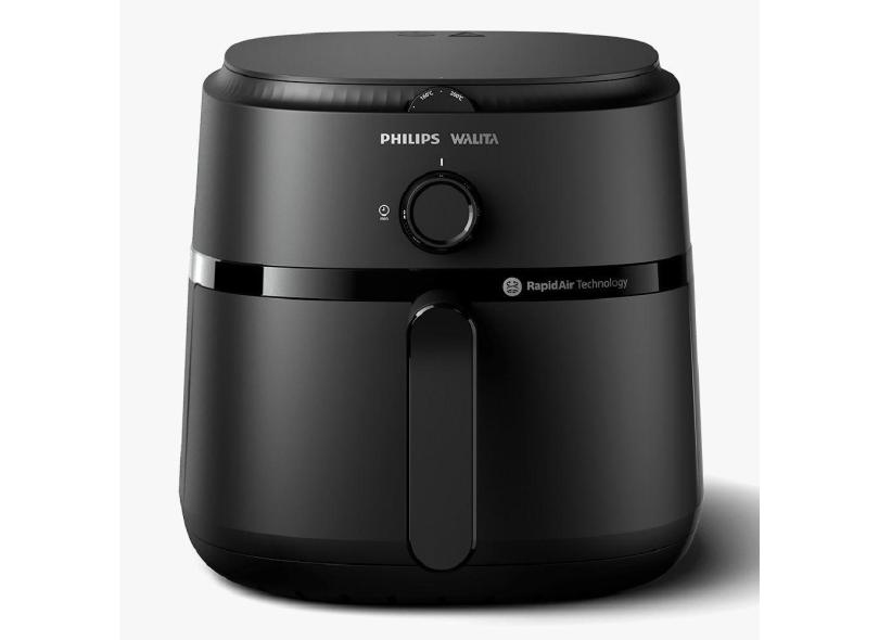 Fritadeira Air Fryer Serie 1000 xl Philips Walita 6,2L Preta NA130 1700W 127V