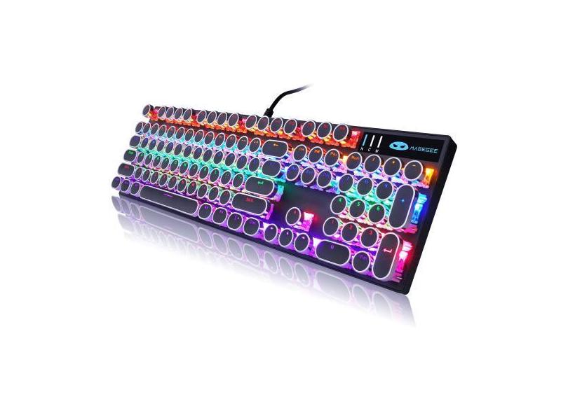Teclado mecânico para jogos Camiysn Typewriter Style RGB