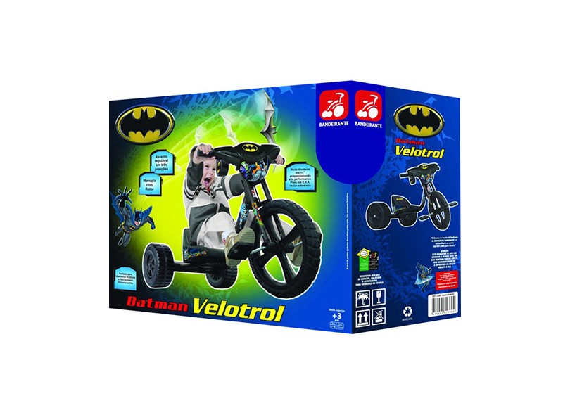 Triciclo Bandeirante Velotrol Batman