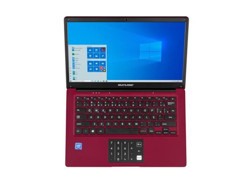 Notebook Multilaser Legacy Cloud Intel Atom x5 Z8350 2 GB de RAM 32.0 GB 14 " Windows 10 PC133